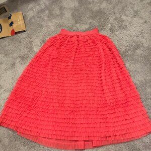 Boden pink tulle maxi skirt